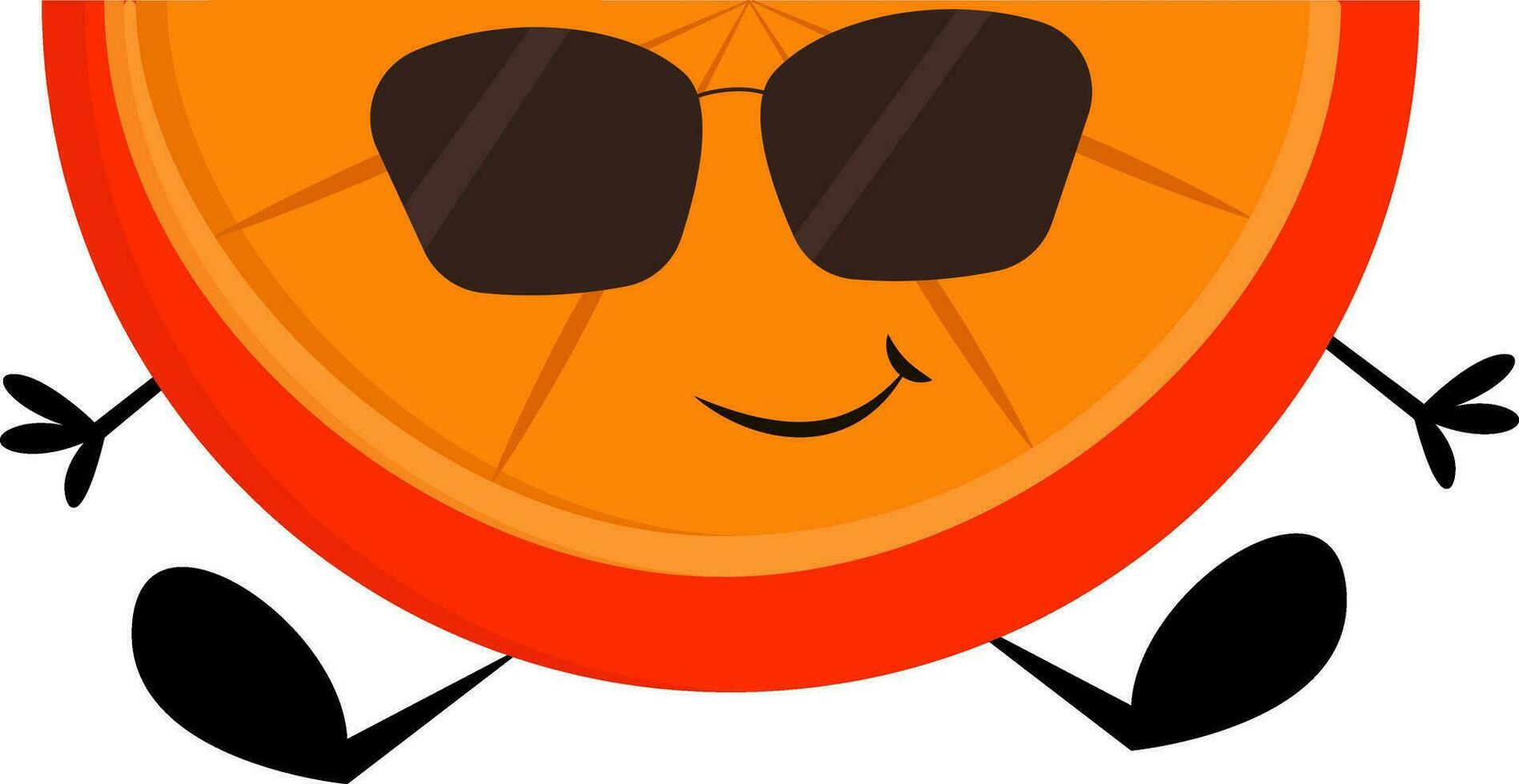 imagen de frio naranja, vector o color ilustración.