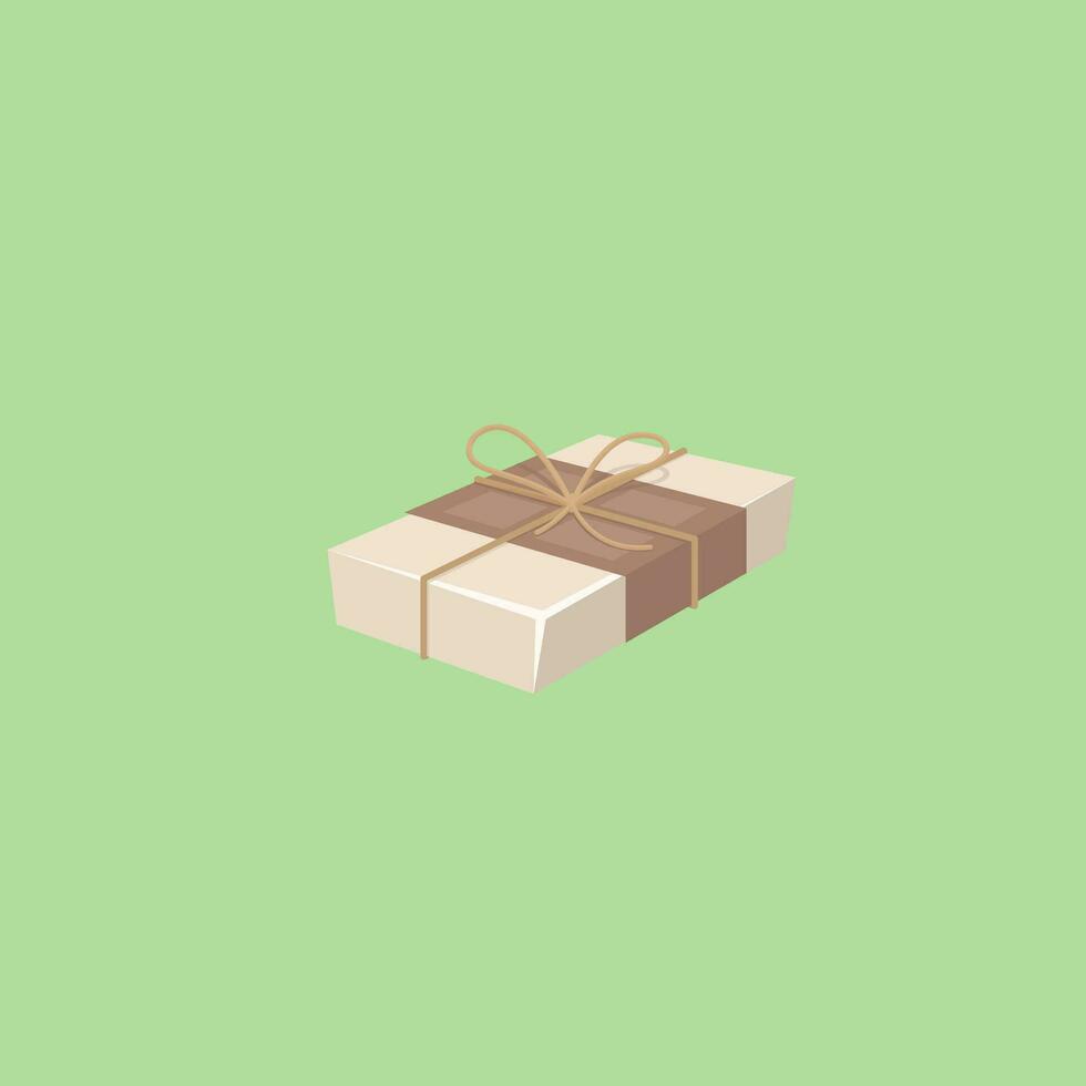 Image of a box, vector or color illustration.