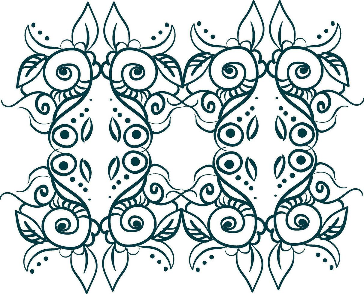 imagen de ornamento, vector o color ilustración.