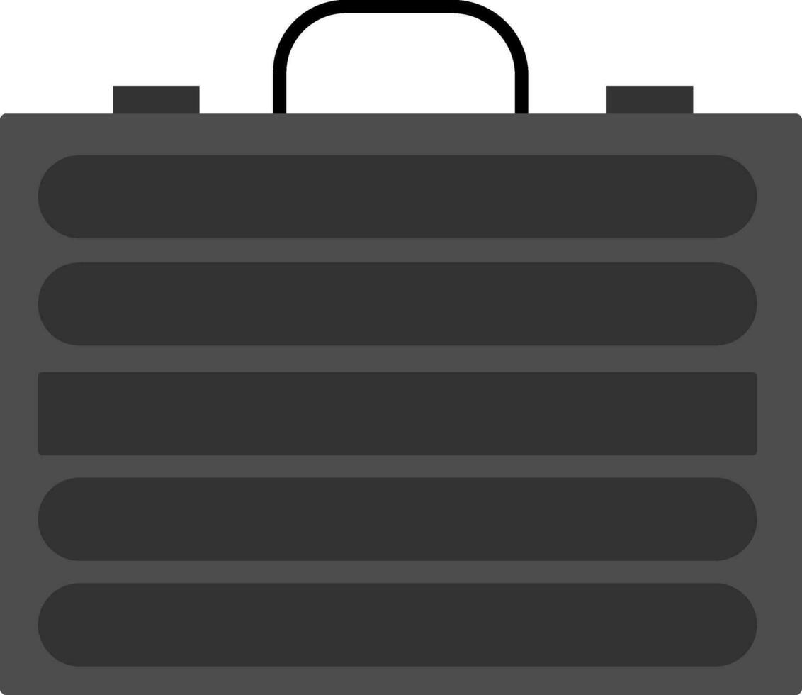 Old suitcase travel item luggage or baggage vector or color illustration