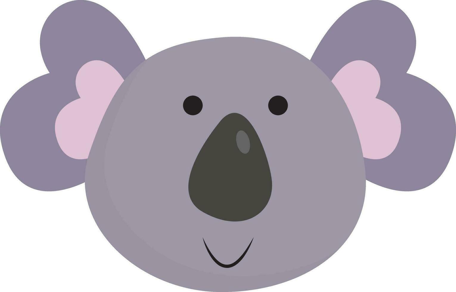 Koala hugging , vector or color illustration