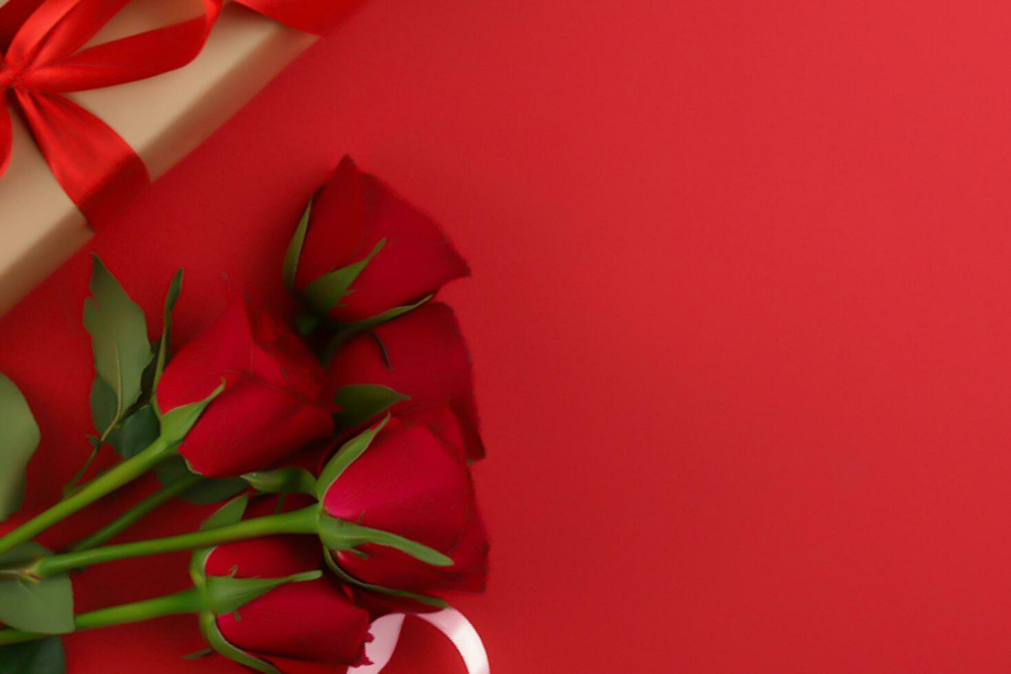 San Valentín día, vistoso papel corazones en línea como un regalo para San Valentín dia.corazon es otoño amor. marco, 3d amor me gusta corazón íconos flotante en pequeño rojo presente regalo caja con febrero ,14 enamorado día foto