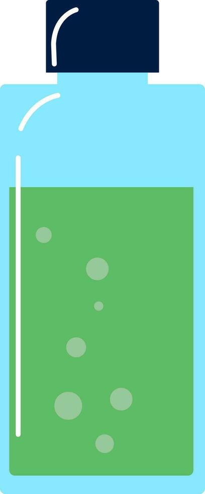 Soda in bottle, vector or color illustration.