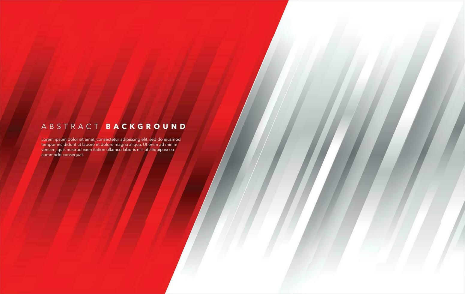 modern abstract red and white background design vector