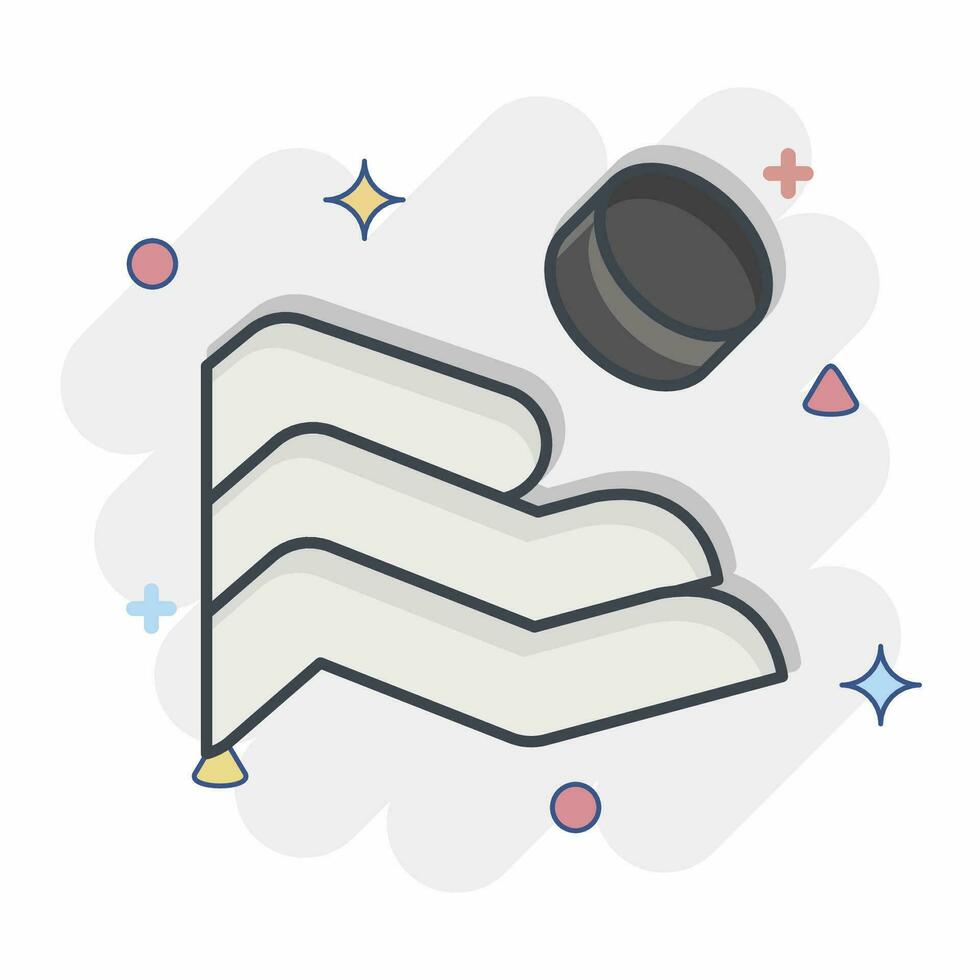Icon Charity. related to Ramadan symbol. comic style. simple design editable. simple illustration vector