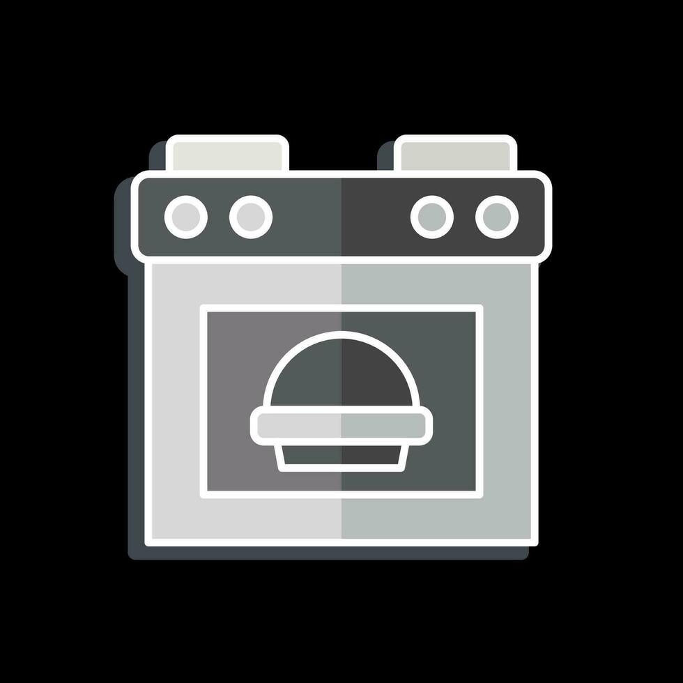Icon Baked Bread. related to Cooking symbol. glossy style. simple design editable. simple illustration vector