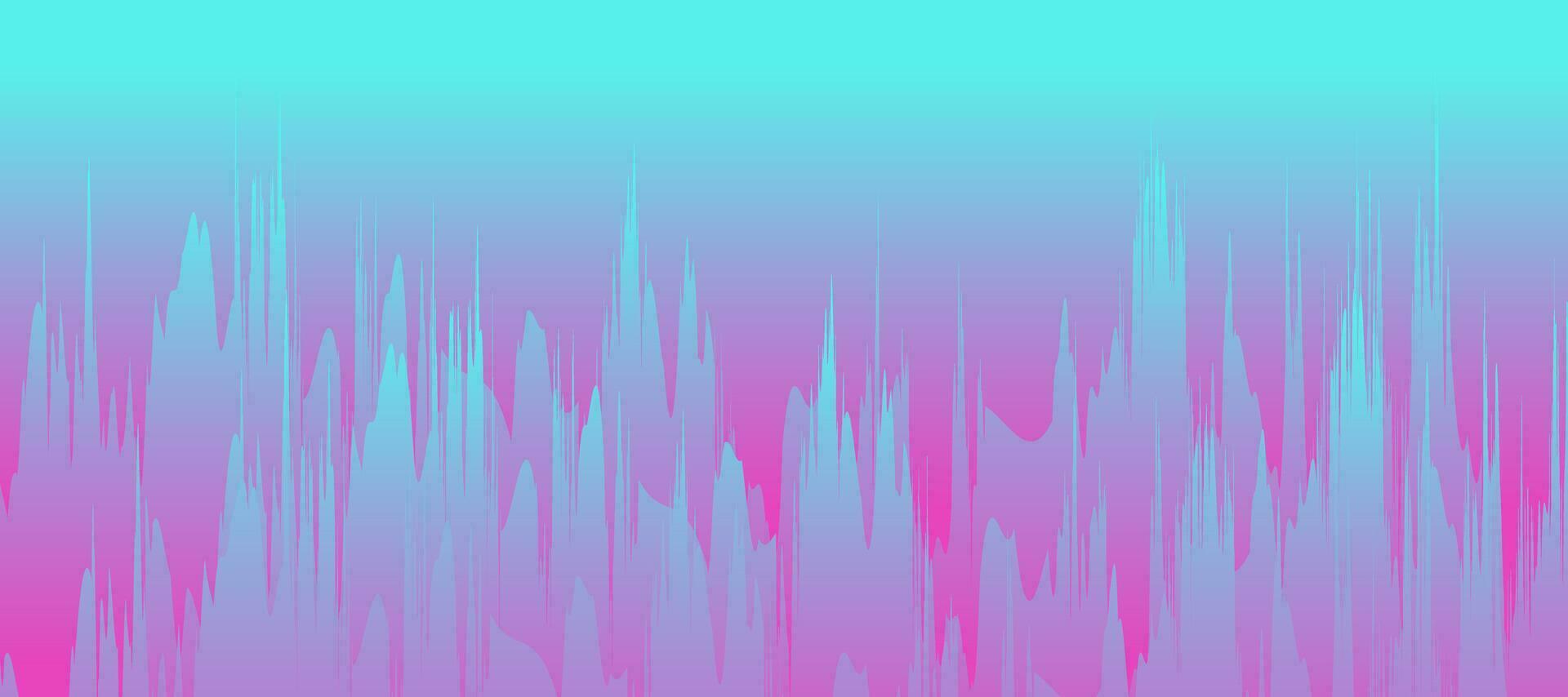 abstract glitch distortion purple gradient background vector