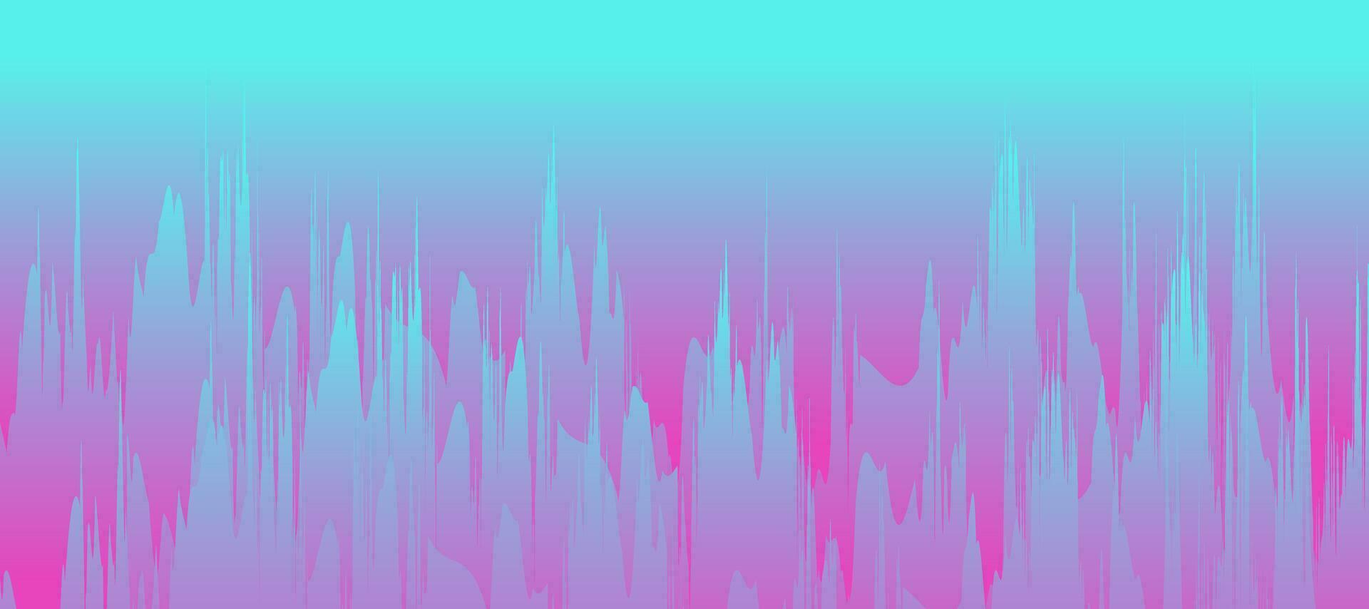 abstract glitch distortion purple gradient background vector