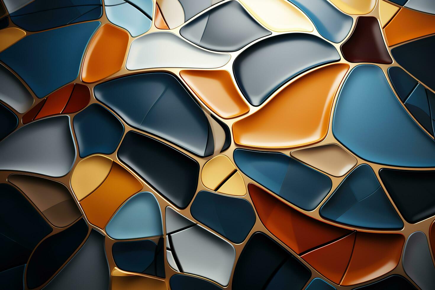 AI generated Abstract fluid 3d render holographic iridescent neon curved wave in motion dark background. Gradient design element for banners, backgrounds, wallpapers and covers. photo