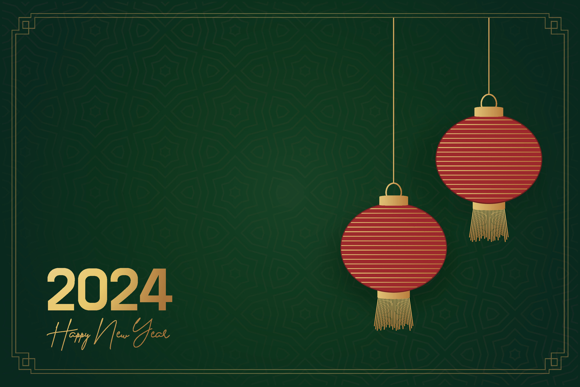 Chinese Lunar New Year festival 2024 celebration, Happy New Year