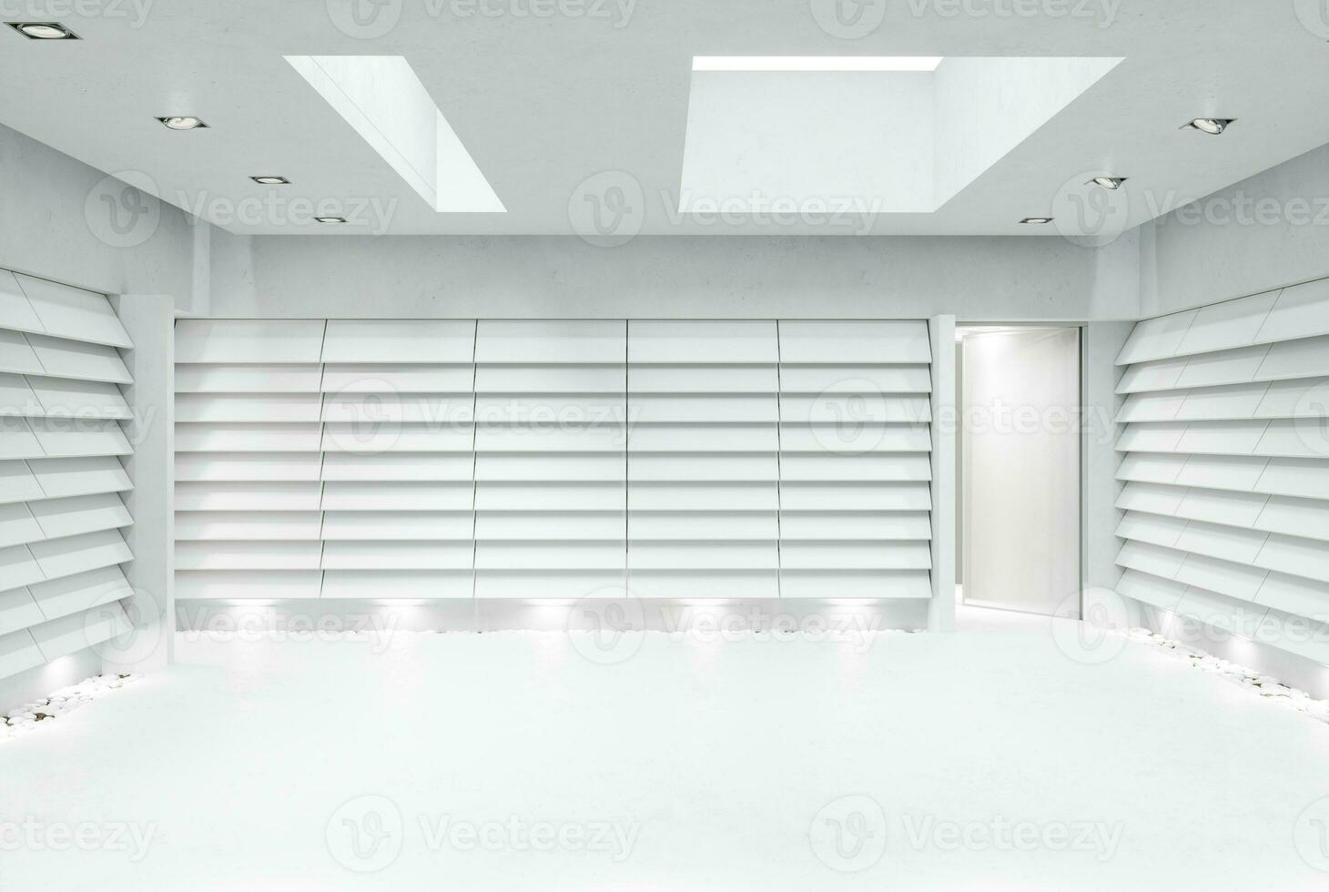 modern white empty office interior. photo