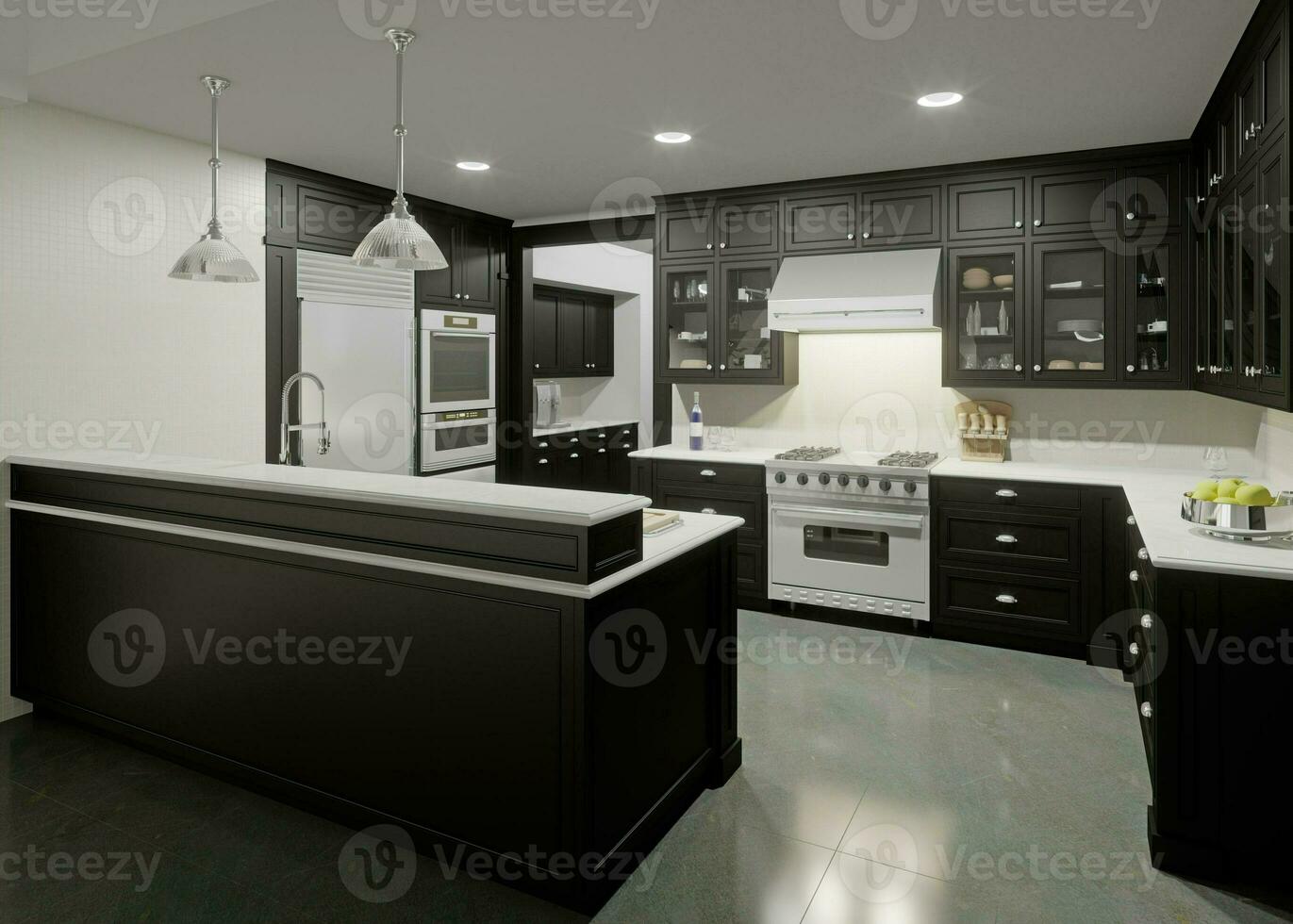 Modern Kitchen Interior Design. photo