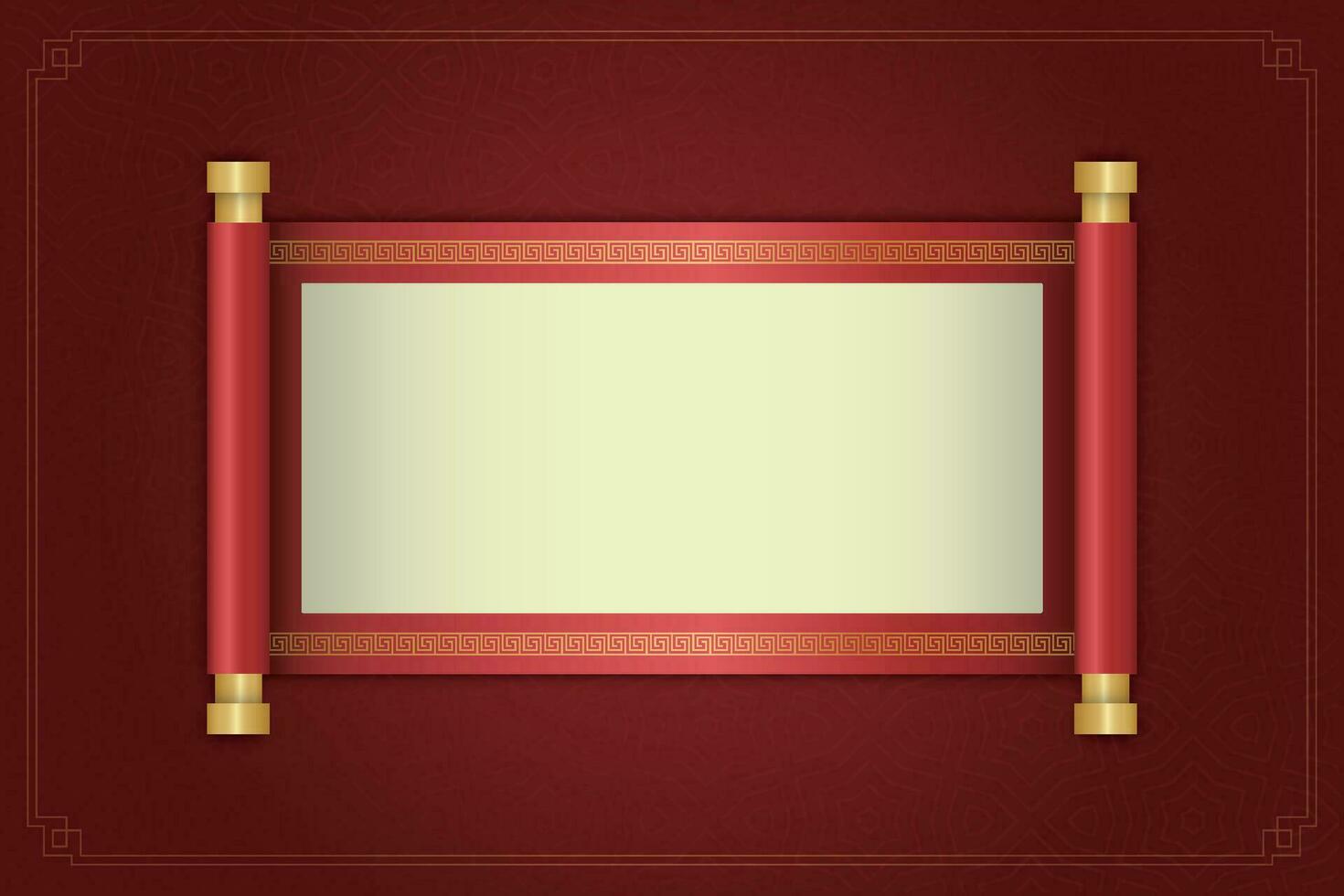 Chinese Lunar New Year festival 2024 celebration, Happy New Year background decorative elements. vector