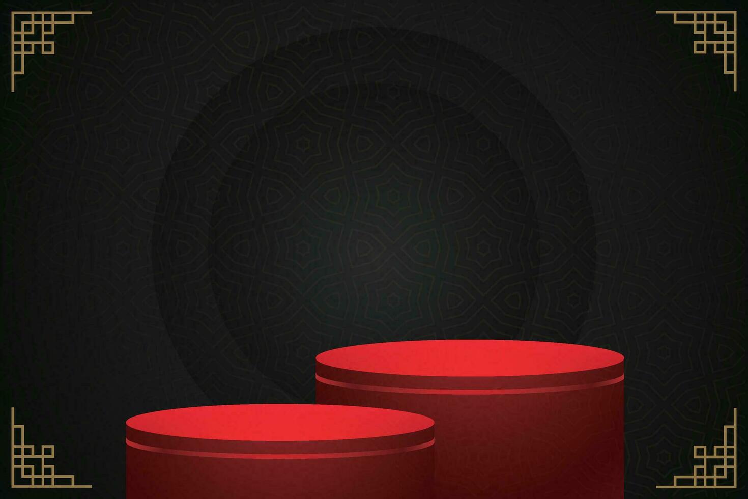 Chinese Lunar New Year festival 2024 celebration, Happy New Year background decorative elements. vector