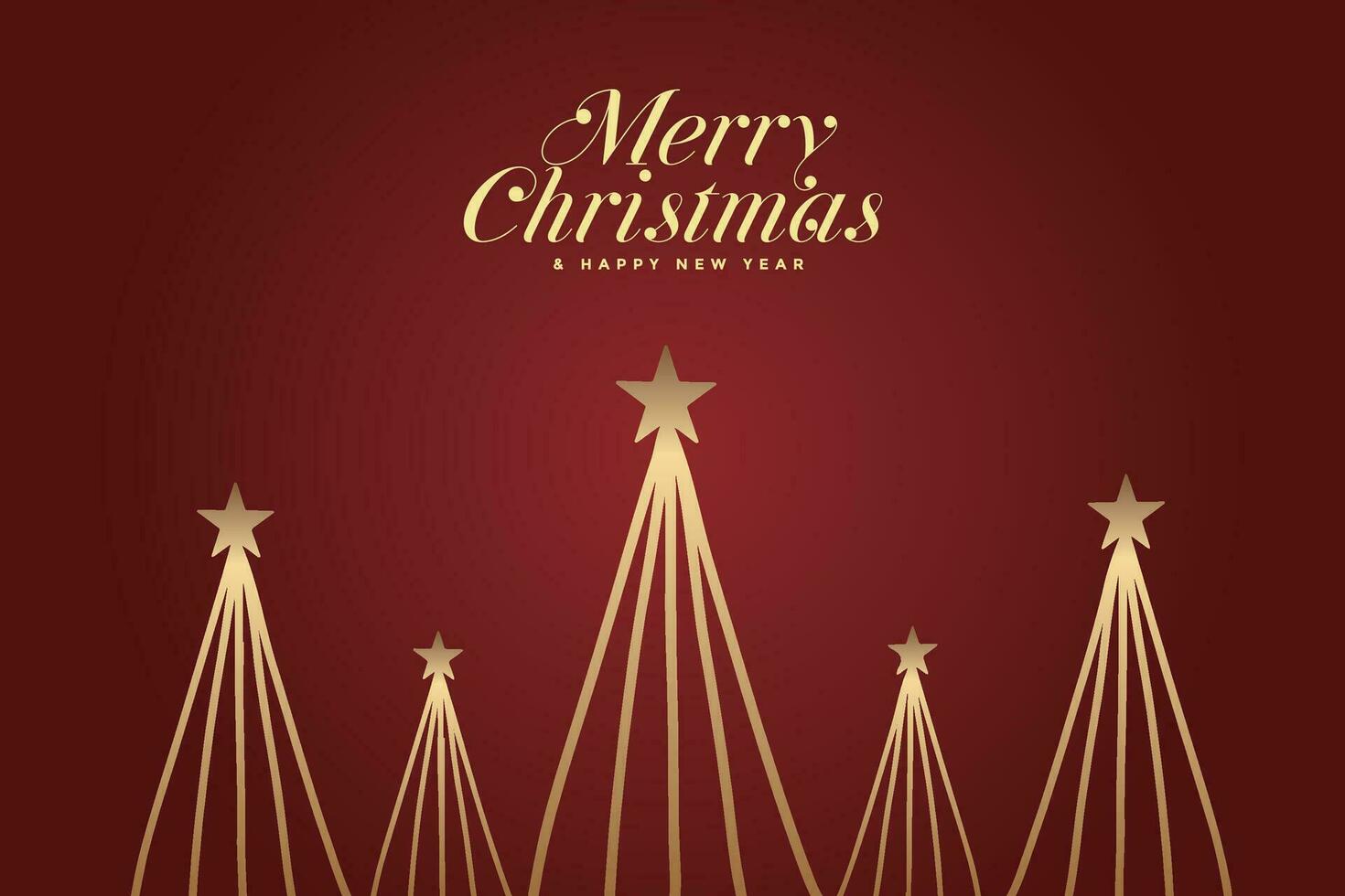 Merry Christmas background and Christmas tree graphic vector elements stacked with elements