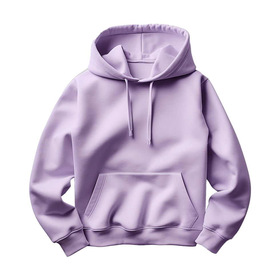 AI generated Purple hoodie isolated on transparent background png