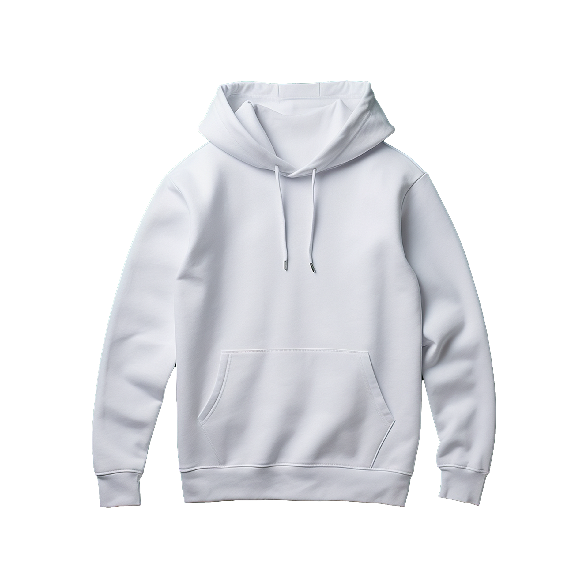 AI generated White hoodie isolated on transparent background png ...