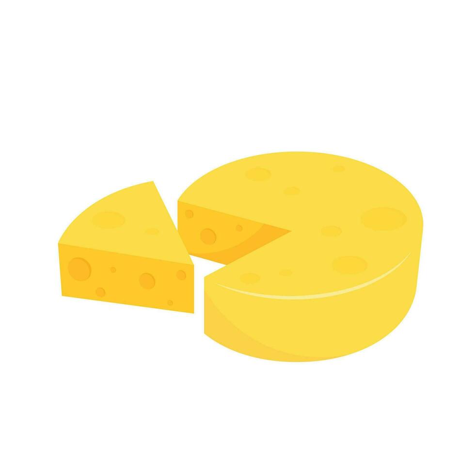 queso logo diseño. símbolo. queso en blanco antecedentes. vector
