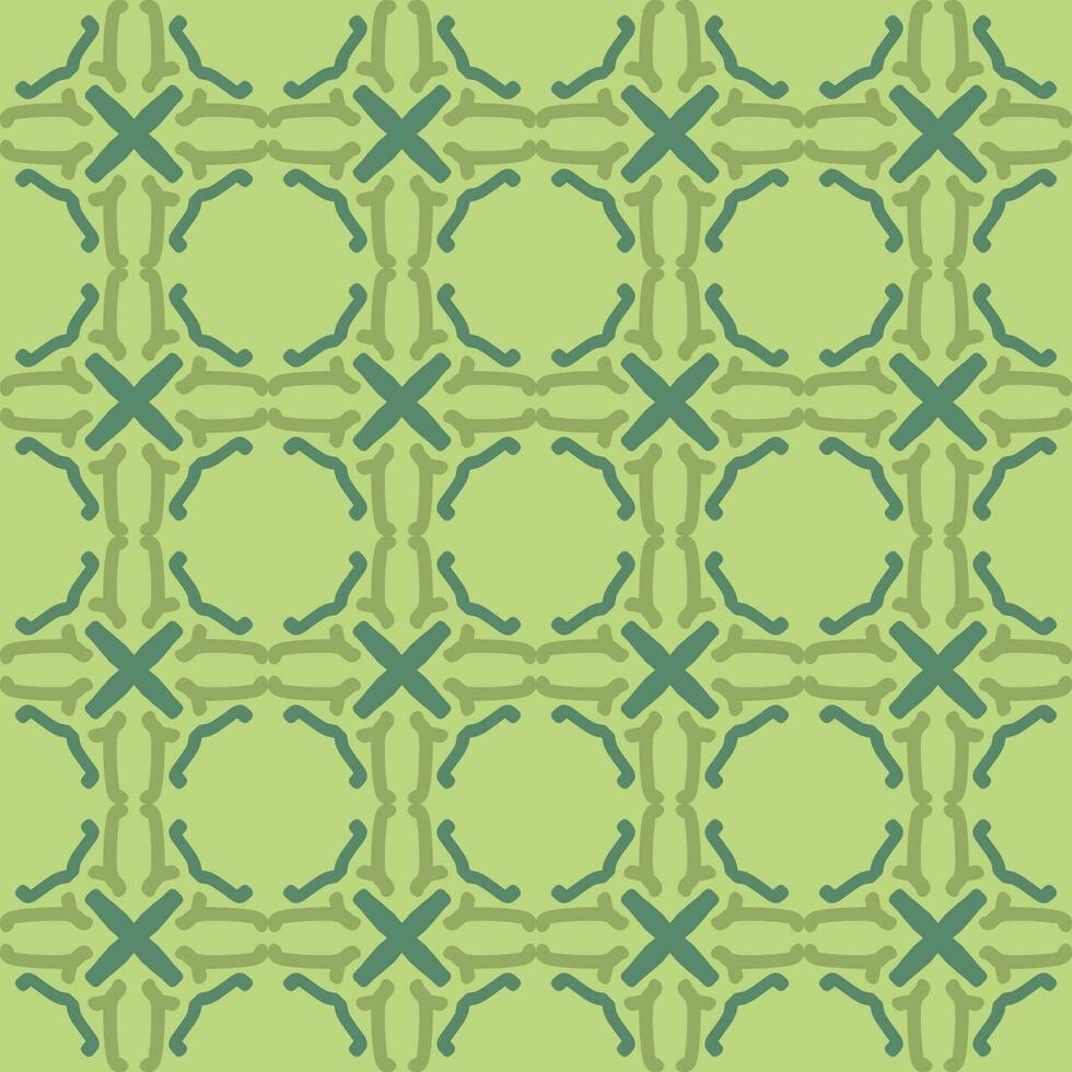 green olive mandala art seamless pattern floral creative design background vector illustration