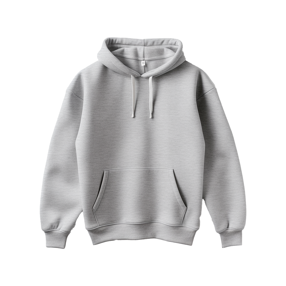 AI generated White hoodie isolated on transparent background png