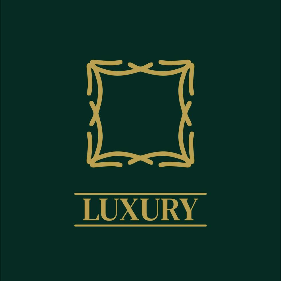 Mandala Geometric ornament logo Elegant premium icon vector design