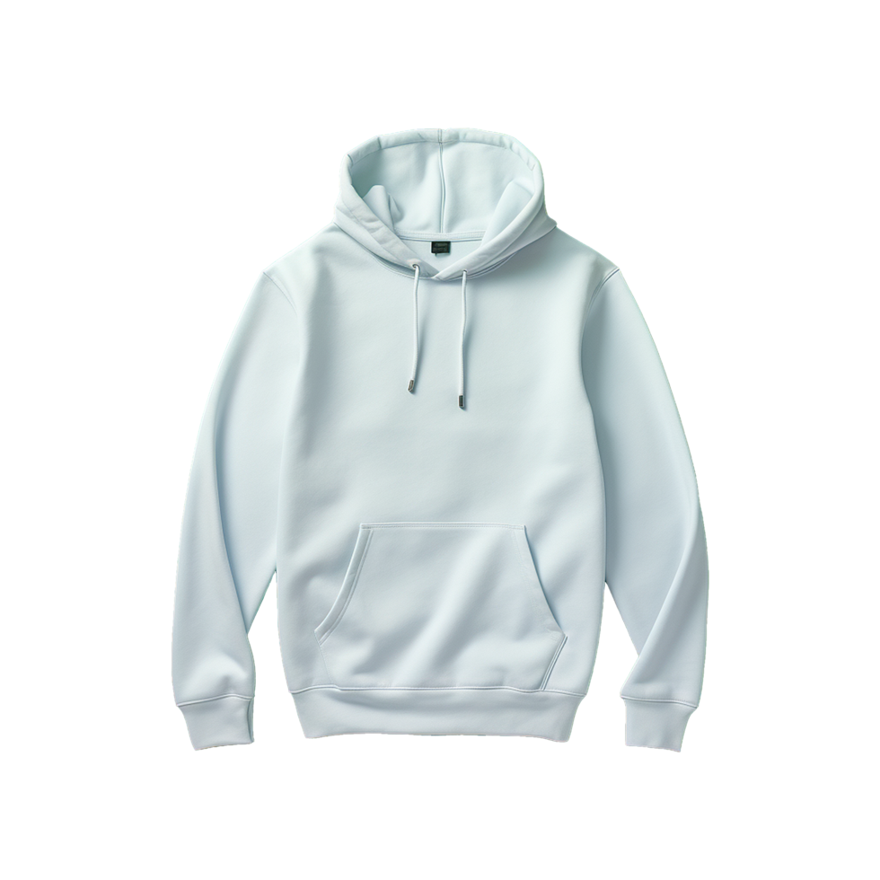 AI generated White hoodie isolated on transparent background png