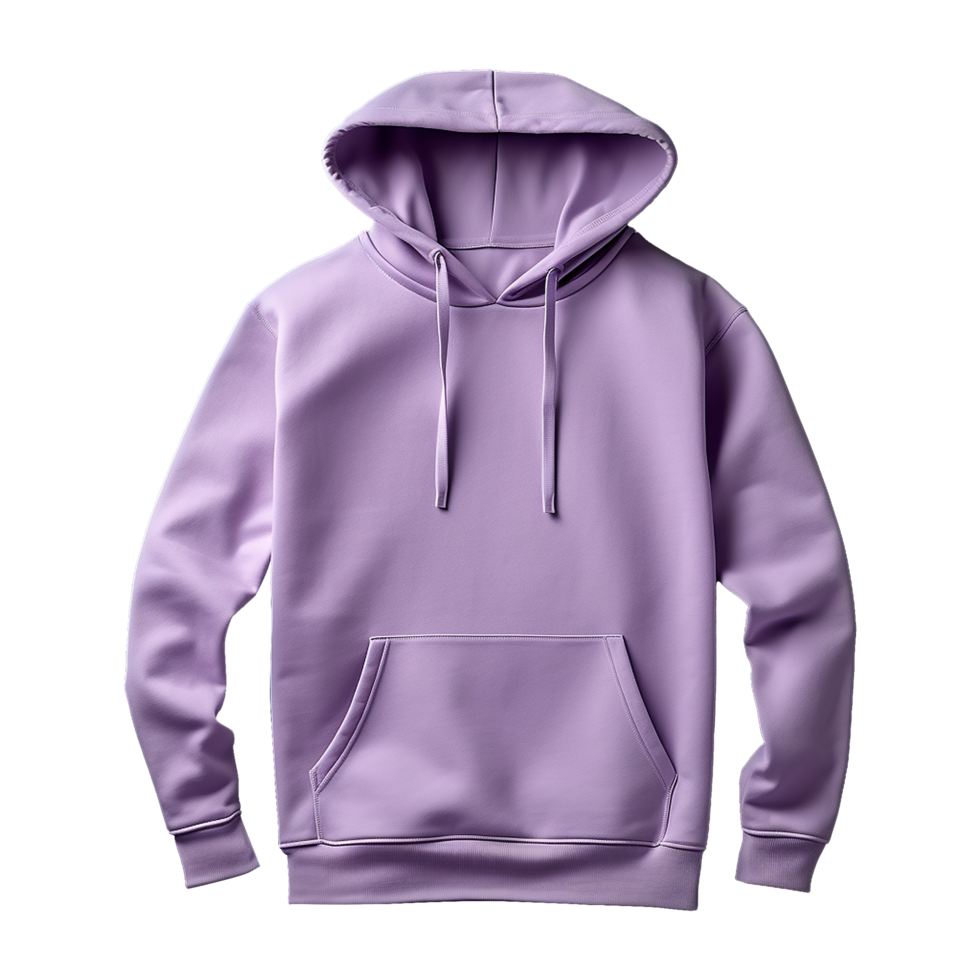 ai généré violet sweat à capuche isolé sur transparent Contexte png