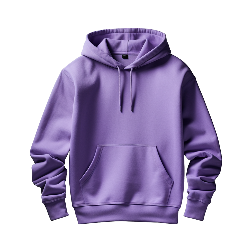 AI generated Purple hoodie isolated on transparent background png ...