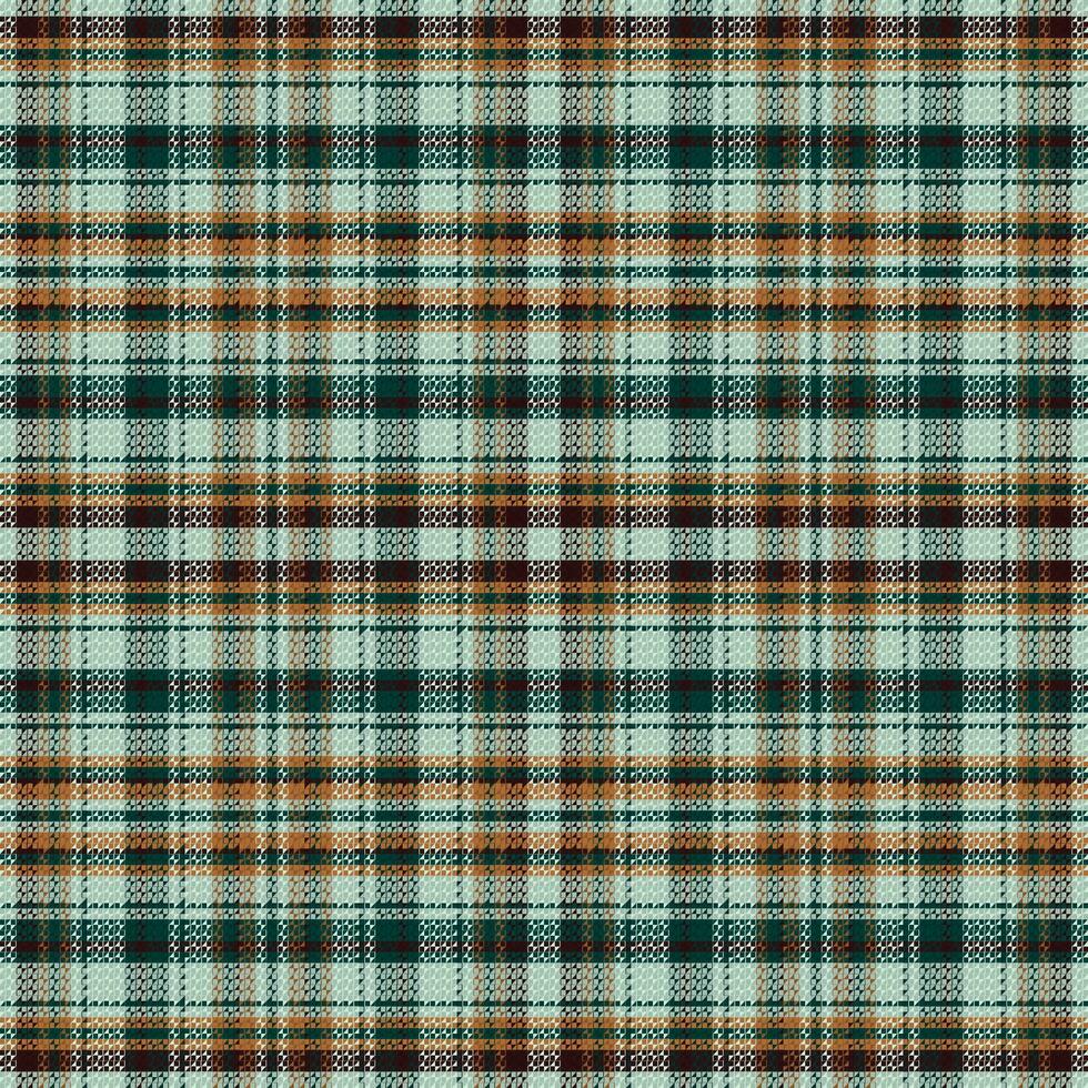 Tartan plaid pattern with texture and retro color. vector