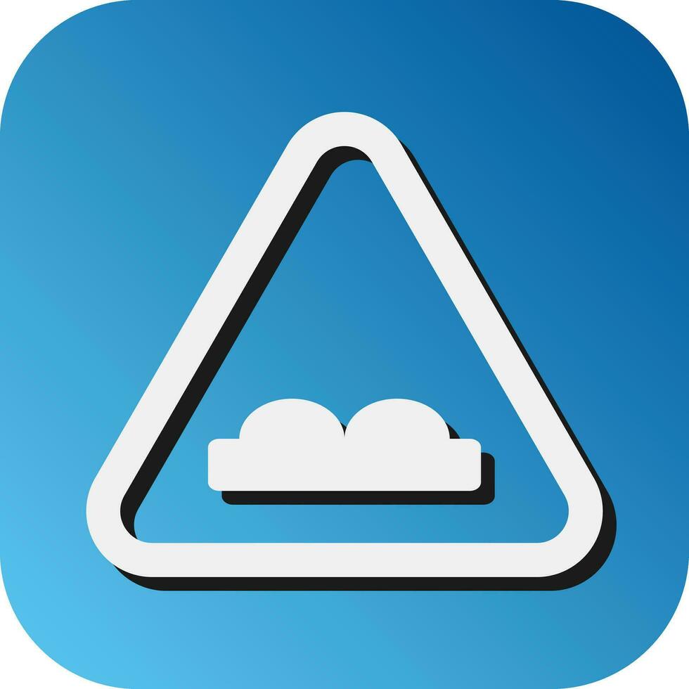 Uneven Vector Glyph Gradient Background Icon For Personal And Commercial Use.