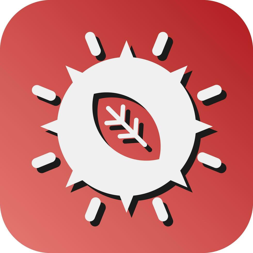 Photosynthesis Vector Glyph Gradient Background Icon For Personal And Commercial Use.