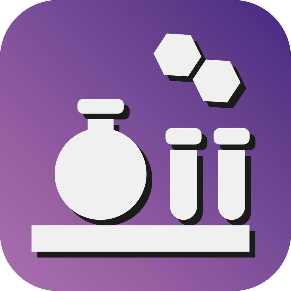 Medical Laboratory Vector Glyph Gradient Background Icon For Personal And Commercial Use.