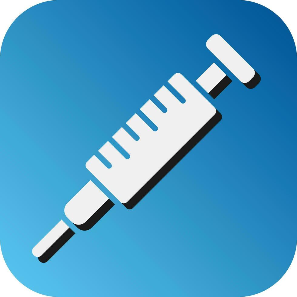 Injection Vector Glyph Gradient Background Icon For Personal And Commercial Use.