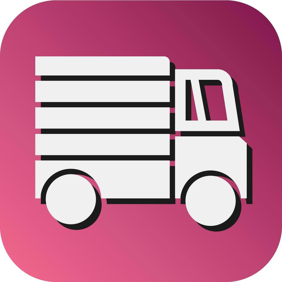 Toy Truck Vector Glyph Gradient Background Icon For Personal And Commercial Use.