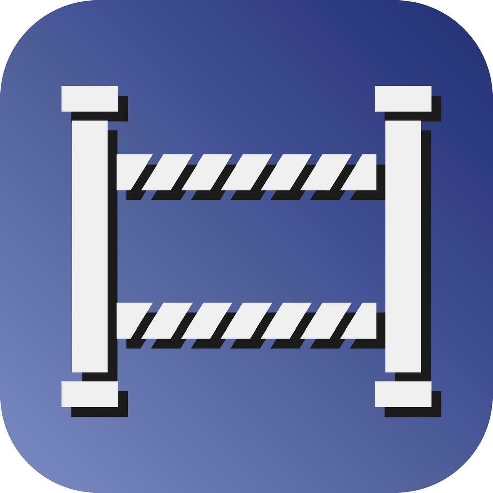 Police Line Vector Glyph Gradient Background Icon For Personal And Commercial Use.