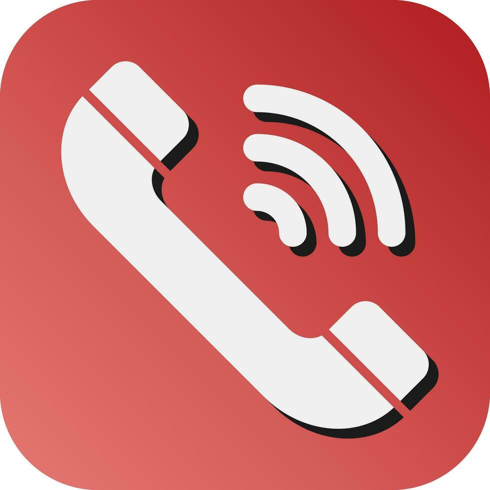 Phone Vector Glyph Gradient Background Icon For Personal And Commercial Use.
