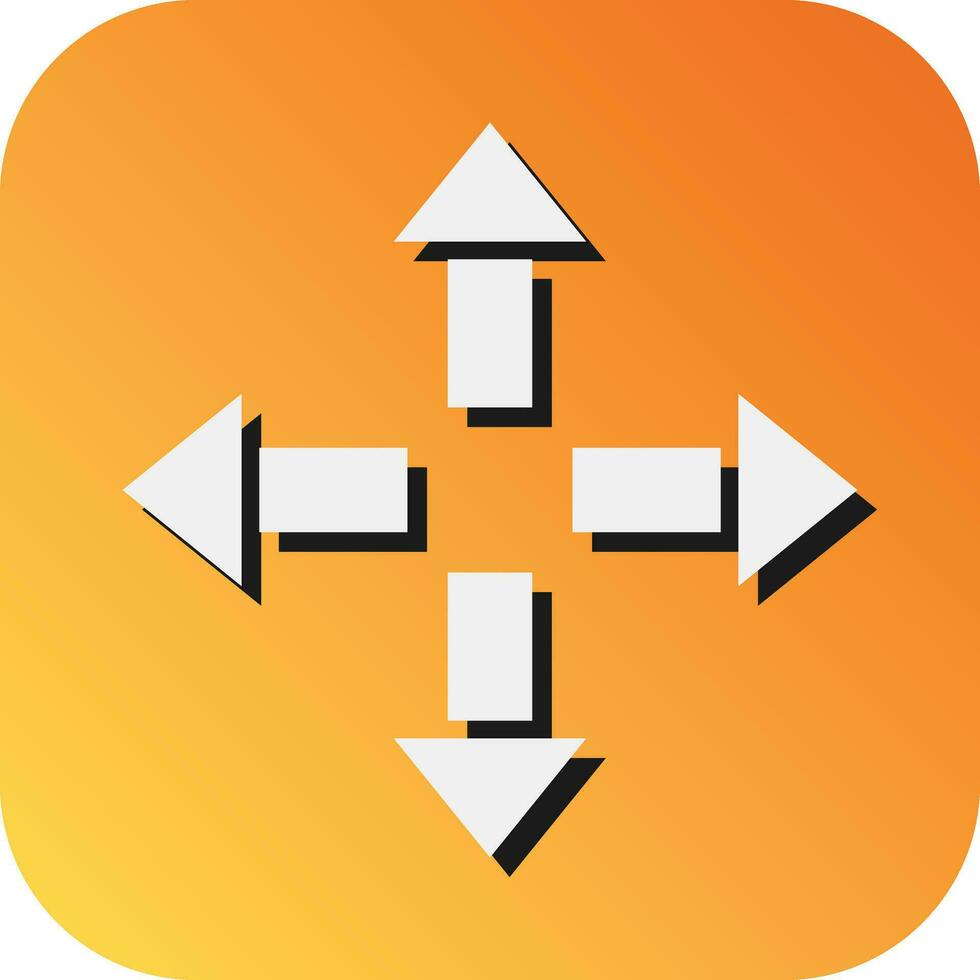 Expand Vector Glyph Gradient Background Icon For Personal And Commercial Use.