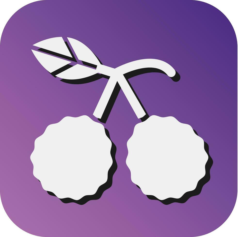 Kaffir Lime Vector Glyph Gradient Background Icon For Personal And Commercial Use.