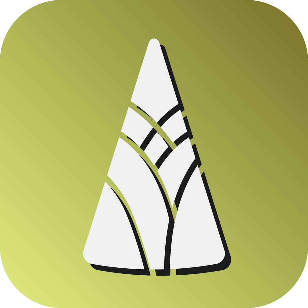 Bamboo Shoots Vector Glyph Gradient Background Icon For Personal And Commercial Use.