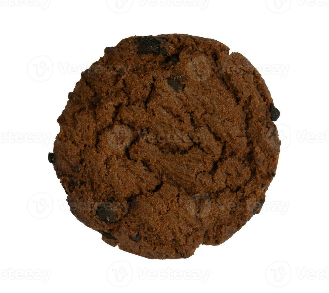 sweet chocolate cookie isolated element photo