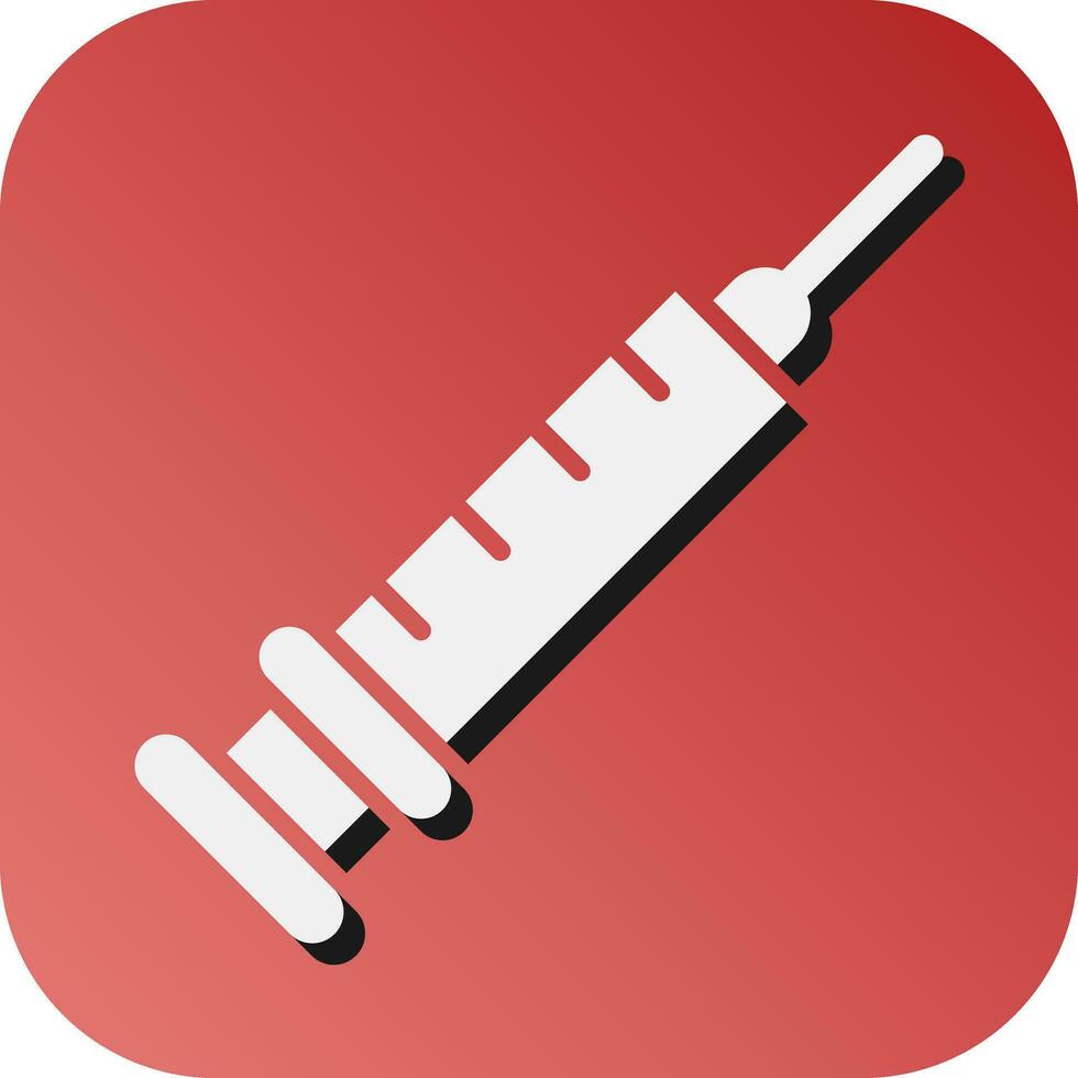Injection Vector Glyph Gradient Background Icon For Personal And Commercial Use.