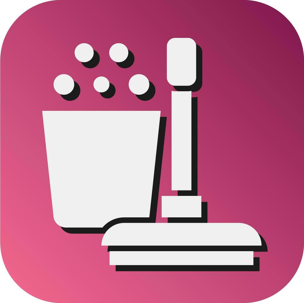 Cleaning Tools Vector Glyph Gradient Background Icon For Personal And Commercial Use.
