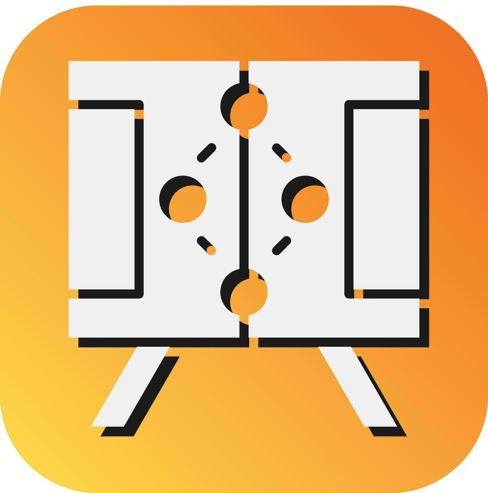 Football Strategy Vector Glyph Gradient Background Icon For Personal And Commercial Use.