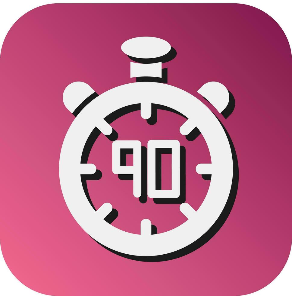 Football Time Vector Glyph Gradient Background Icon For Personal And Commercial Use.