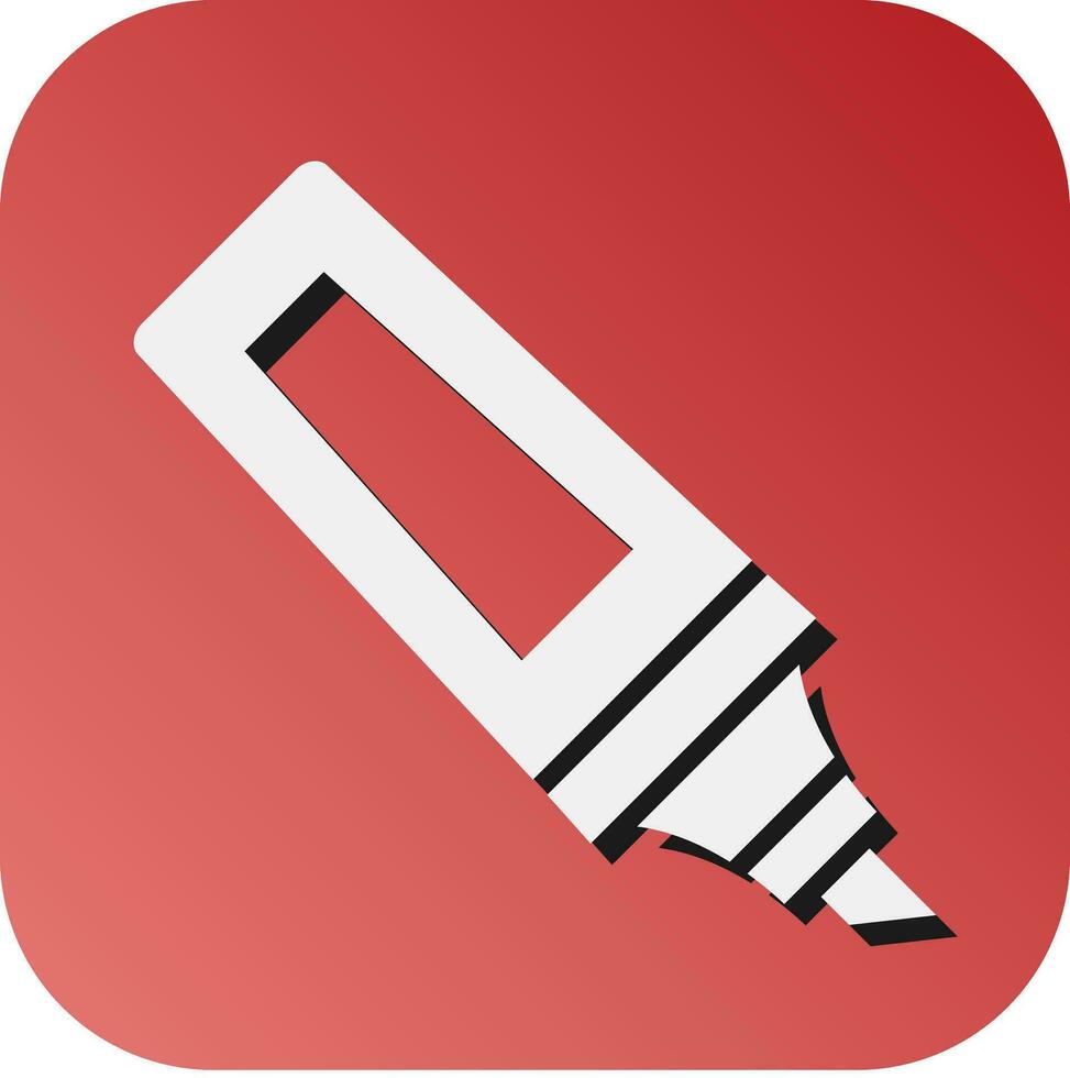 Highlighter Vector Glyph Gradient Background Icon For Personal And Commercial Use.