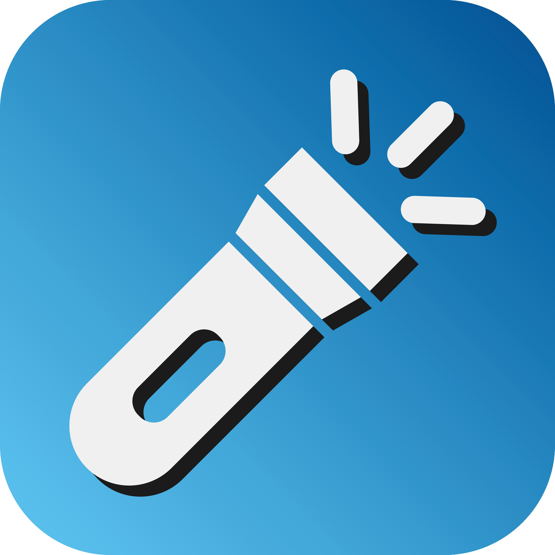 Torch Vector Glyph Gradient Background Icon For Personal And Commercial