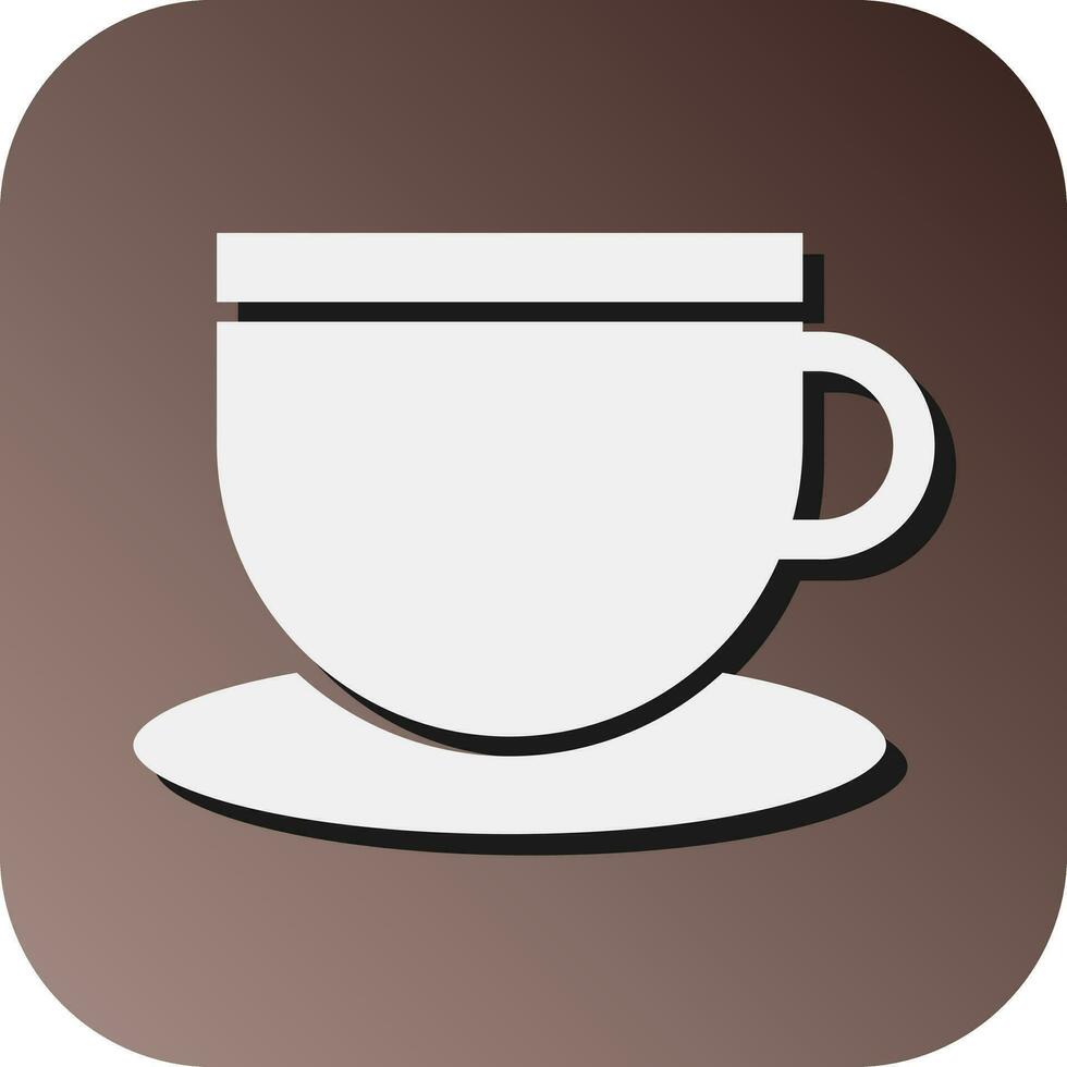 Tea Mug Vector Glyph Gradient Background Icon For Personal And Commercial Use.