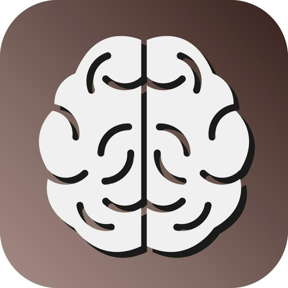 neurología vector glifo degradado antecedentes icono para personal y comercial usar.