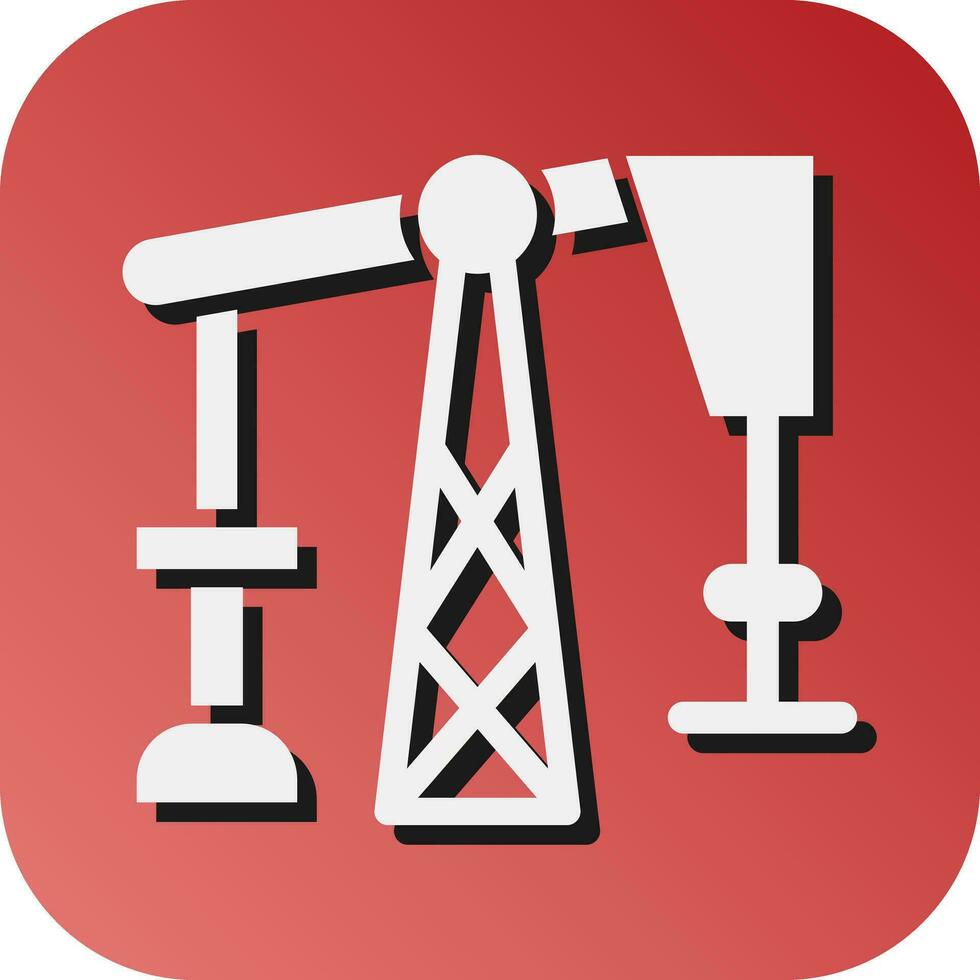Fossil Fuel Vector Glyph Gradient Background Icon For Personal And Commercial Use.