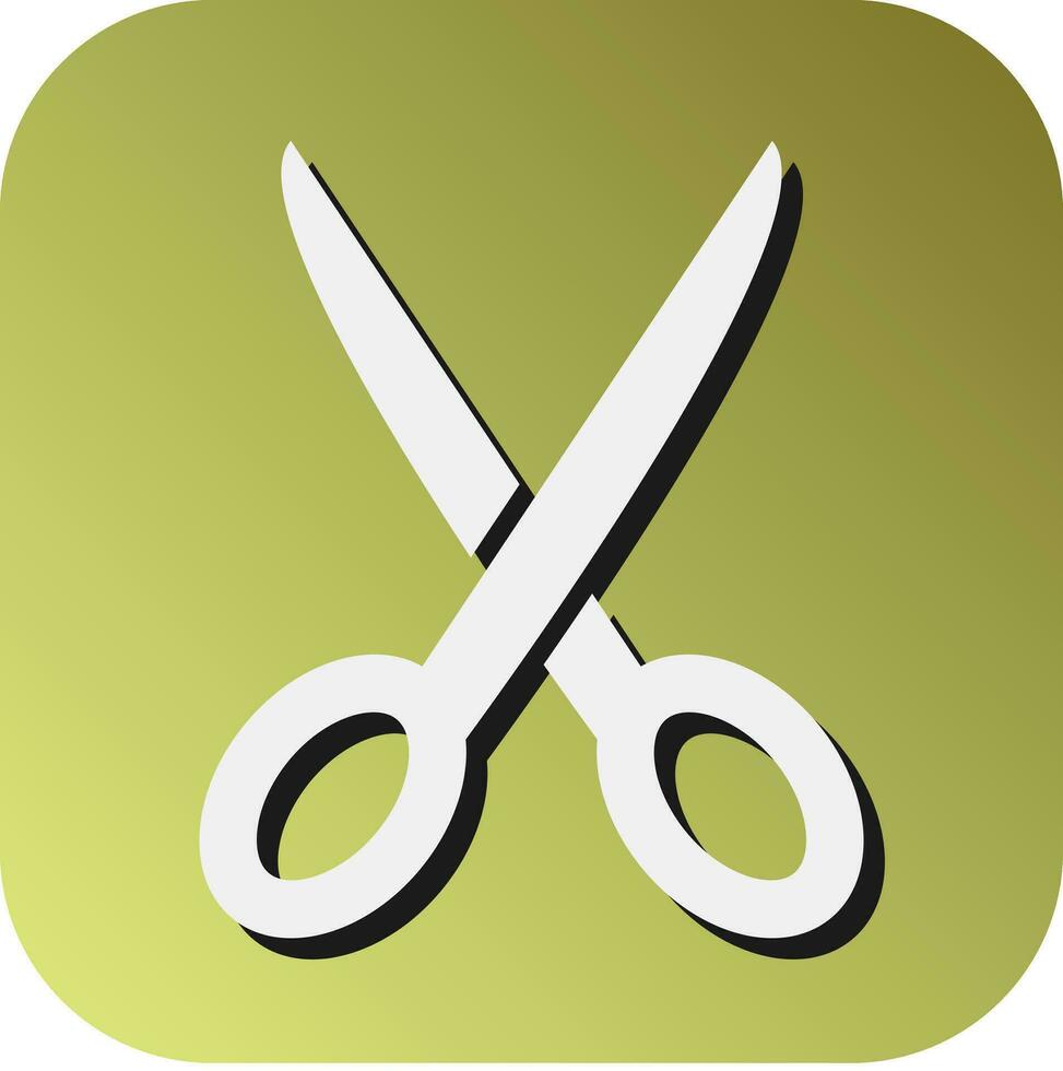 Scissors Vector Glyph Gradient Background Icon For Personal And Commercial Use.